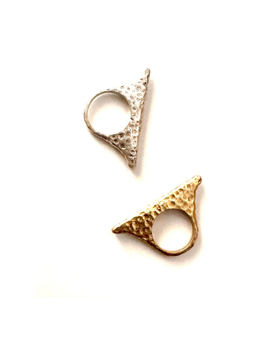 Bina Hammered Ring